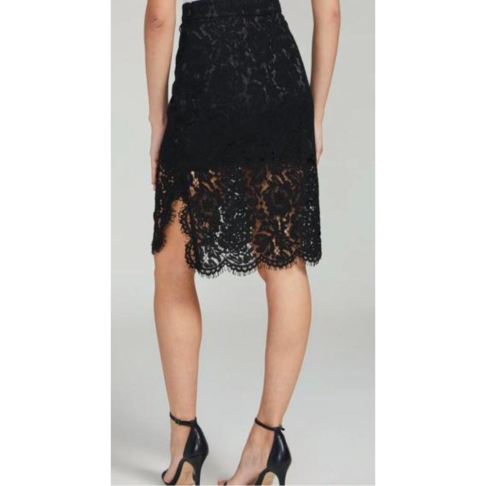 Generation Love Black Lace Midi Skirt - Picture 2 of 7